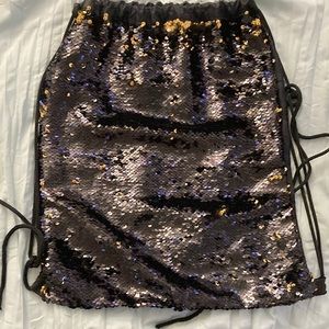 Multi color Drawstring Backpack